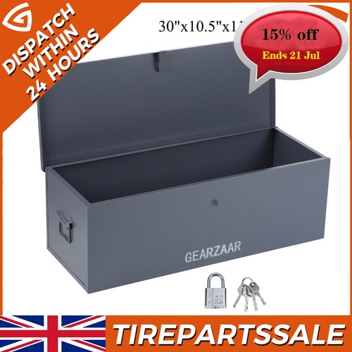 Steel job site tool box - tool,