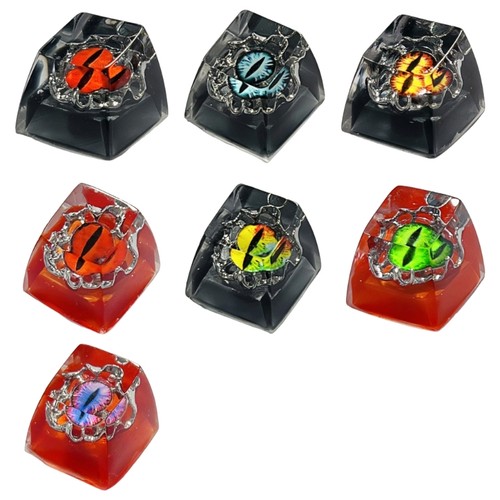 Game resin keycap cartoon eye - keycap,