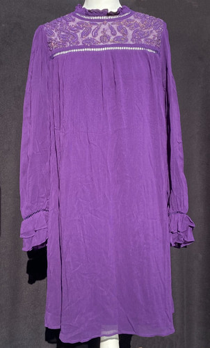 Biba purple dress paisley - biba,