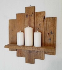 50CM RECLAIMED WOOD SHELF