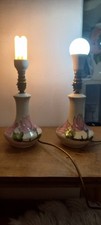 Two moorcroft table lamps