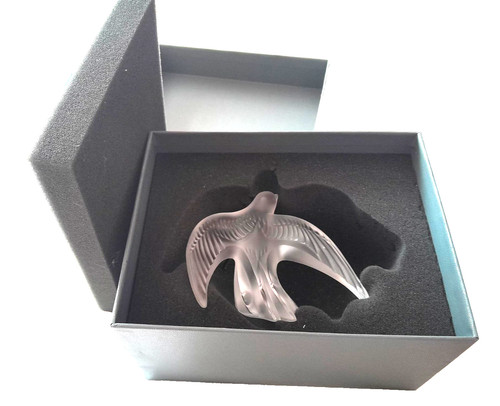 Lalique vintage swallows - lalique,