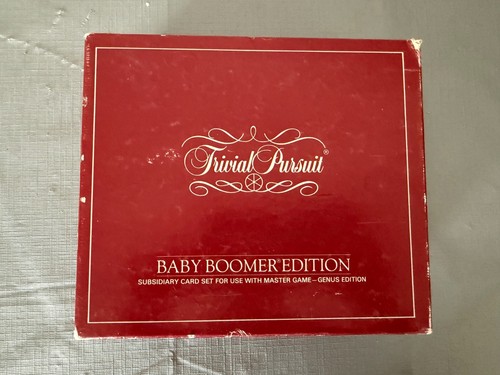 Trivial pursuit baby boomer - trivial,
