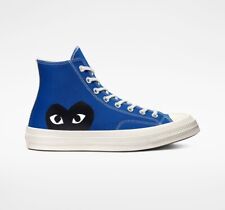 CONVERSE Womens Blue Comme Des