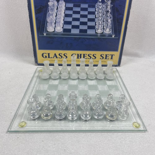 Classic glass chess set - set, –