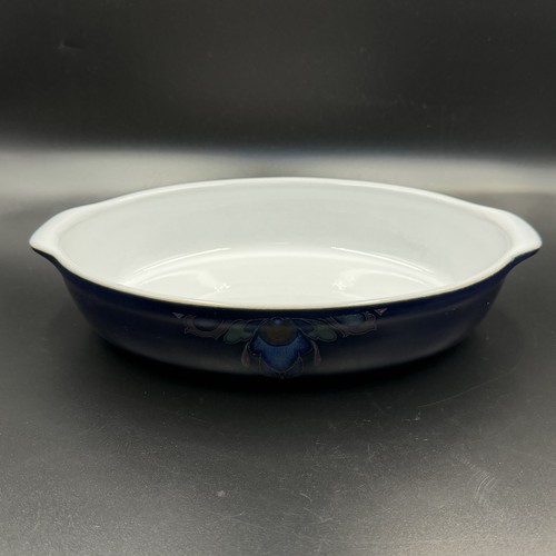 Denby baroque dark blue oval - baroque,
