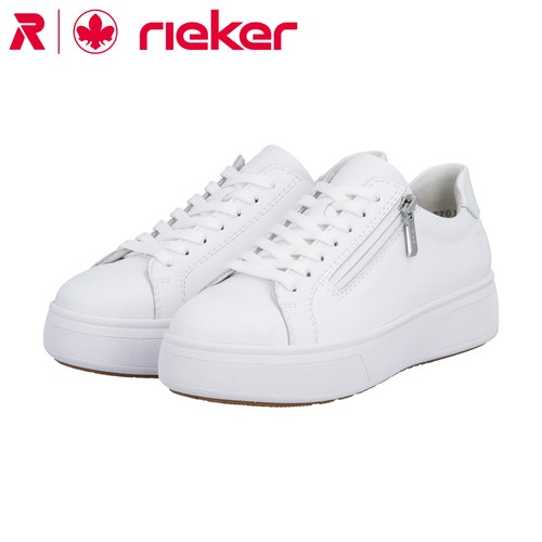 Rieker womens white leather - rieker,