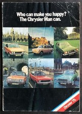 SUNBEAM Imp Sport in CHRYSLER