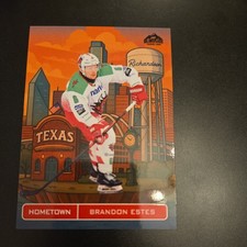 BRANDON ESTES HOMETOWN CARDIFF DEVILS SERIES 1 25/26 HOCKEY  CARD