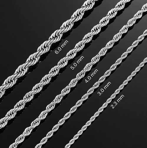 6mm stainless steel rope - stainless,