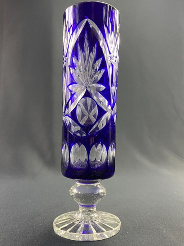 Blue bohemian cut crystal - bohemian,