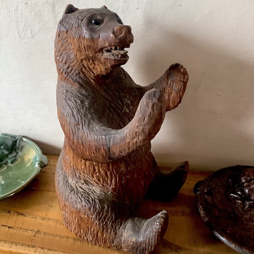 Black forest bear - bear, solid