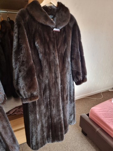 Real mink fur coat very - real, long