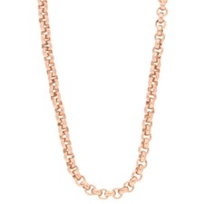 9Carat Rose Gold 18.5" Belcher