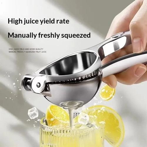 Stainless steel citrus juicer - steel,