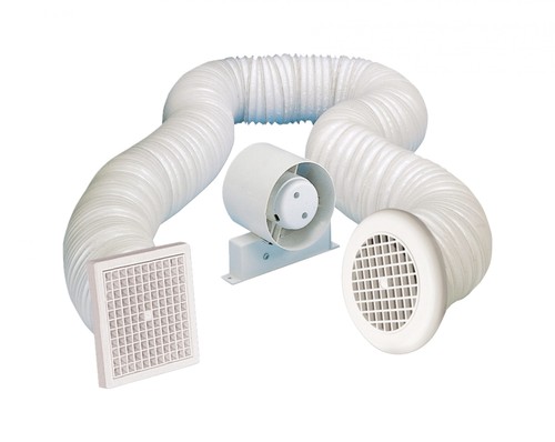 Airvent 100mm shower fan - airvent,
