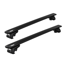  THULE ROOF RACK FOR FORD Ranger Super Cab 2011- ROOF RAILING WINGBAR BLACK