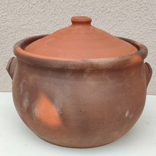 150 fl oz Handmade Clay Cooking Pot with Lid Natural Cookware Terracotta