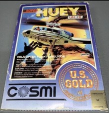 SUPER HUEY UH-1X - US GOLD / COSMI - Commodore 64 / 128 Cassette - V. RARE