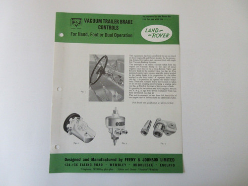 Land rover and vacuum - j,