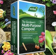 Westland 80L Multi Purpose Compost Garden Plant Hanging Basket Planter Soil