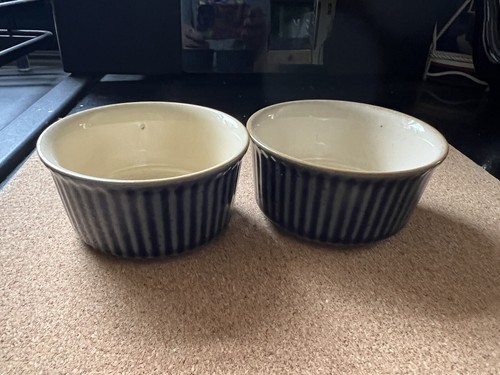 Blue ramekin dish cookware - ramekin,