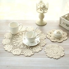 Lace Doily Cotton Placemats
