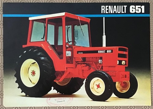 Renault 651 tractor sales - 651,