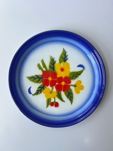 Bright colorful blue flower