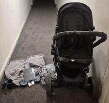 Icandy Peach 3 Double/ Twin/ Tandem Pushchair pram Buggy in Jet 