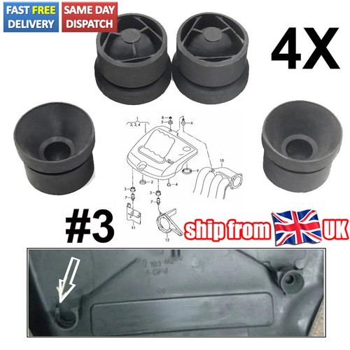 Engine cover mounting rubber - cover,