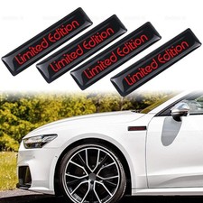 4x 3D Red Car Limited Edition