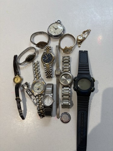 12x vintage watches - watches, spares