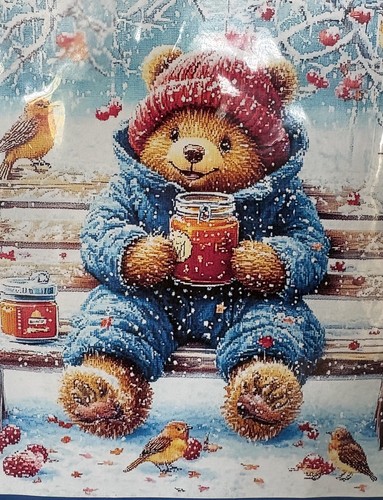 Printed cross stitch kit - stitch,