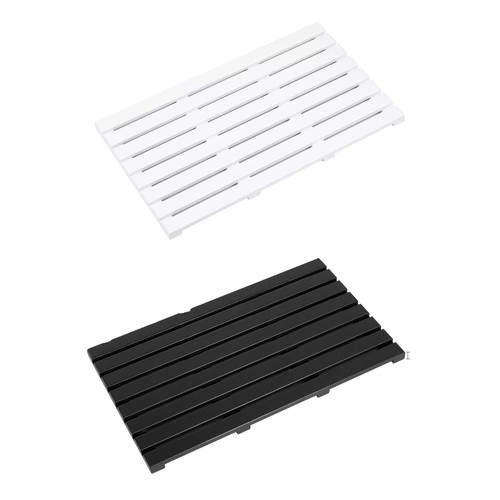 Wooden bath mat anti slip - wooden,