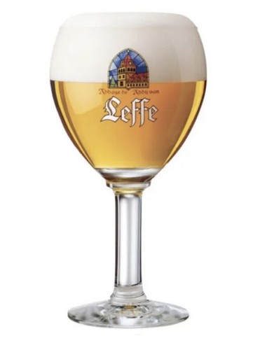 Leffe belgian beer glass - leffe,