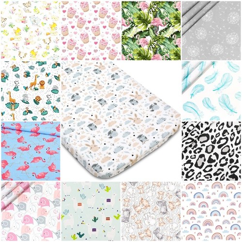 Cot fitted sheet patterned - cot,