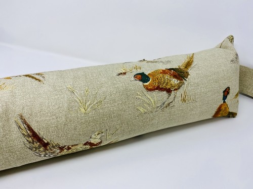 Beige pheasant fabric draft - beige,