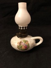 Vintage small ceramic oil lamp