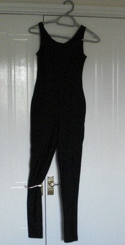 Black sleeveless lycra - black,