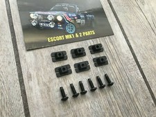 FORD CAPRI MK3 HEADLAMP BEZEL TRIM SURROUND CLIPS 280 2.8I 2.0S 3.0S