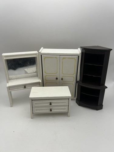 Vintage wooden dolls house - wooden,
