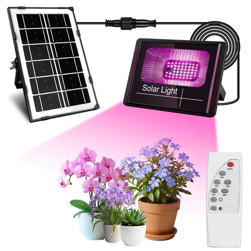 Solar grow lights with timer - grow,