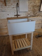    belfast sink Stand,oak