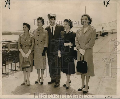 1960 press photo officers - photo,