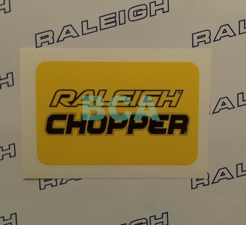 Raleigh chopper mk3 seat decal - mk3,