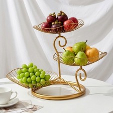 3 Tier Fruit Basket Metal