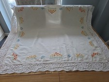Vintage Cream Embroidered