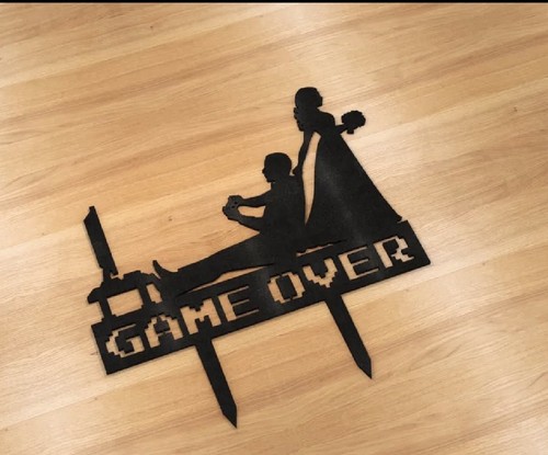 Wedding cake topper - cake, bride