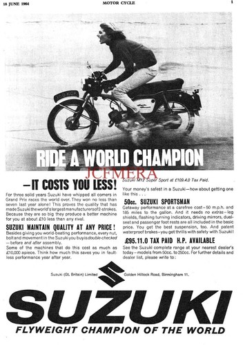 Suzuki 50cc m12 moped motor - suzuki, m12'